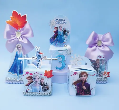 Kit Personalizados Frozen 2 Luxo 50 Peças