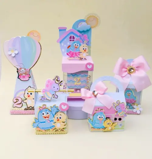 Kit Galinha Pintadinha Candy Luxo Premium 30 Peças