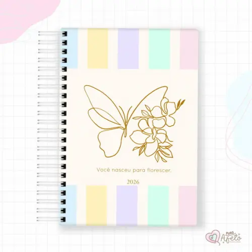 Agenda 2026 Personalizada Colorida Candy Colors 7