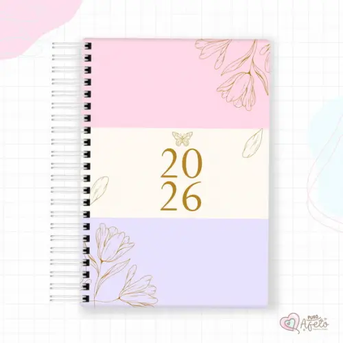 Agenda 2026 Personalizada Colorida Candy Colors 8