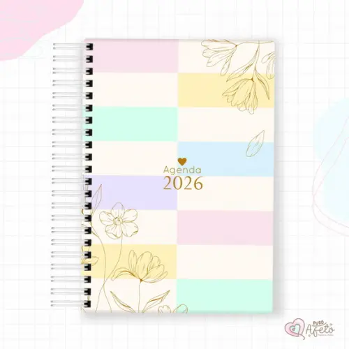 Agenda 2026 Personalizada Colorida Candy Colors 2