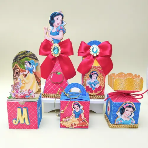 Kit Branca de Neve Tradicional Luxo 40 Peças