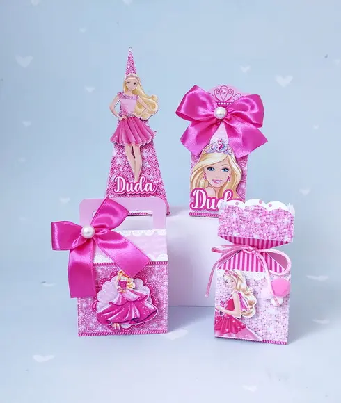 Kit Personalizados Barbie Clássico 30 Peças