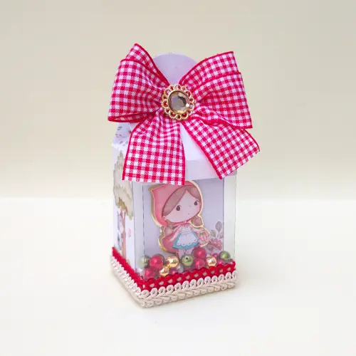 Kit Chapeuzinho Vermelho Aquarela Luxo 30 Peças