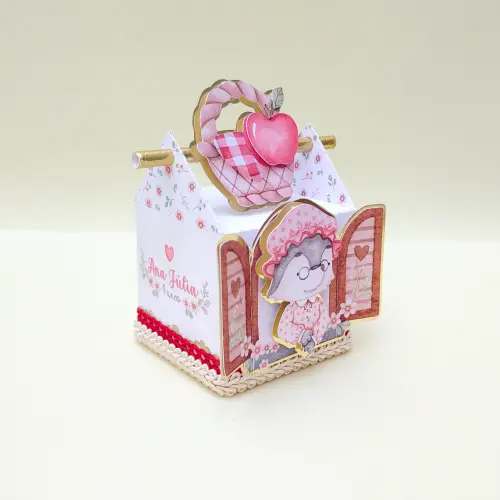 Kit Chapeuzinho Vermelho Aquarela Luxo 30 Peças