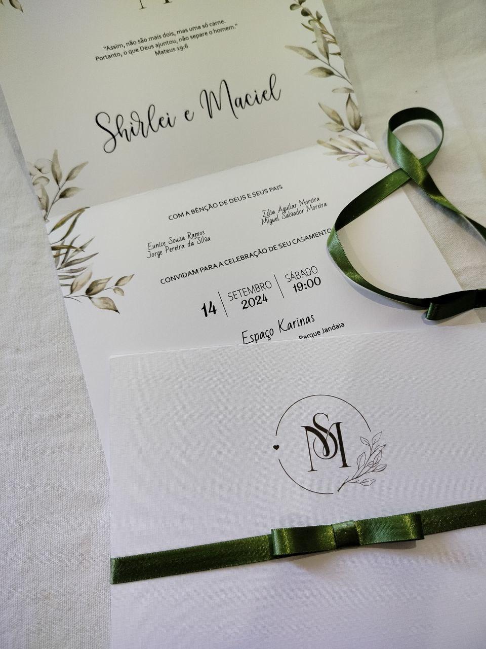 Convite Casamento (mod. Envelopado)
