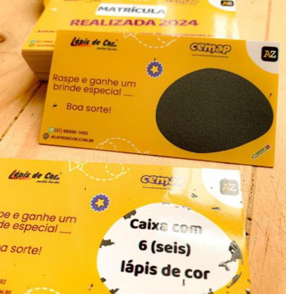 100 Raspadinha Personalizada