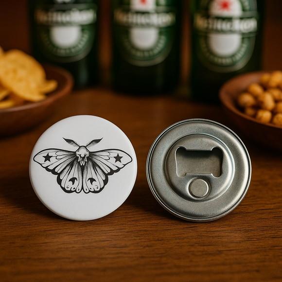 15 Abridor de Garrafa Personalizado com a Sua Arte com Imã