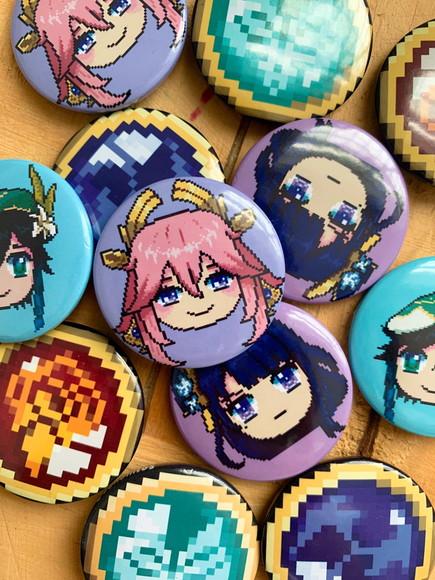 15 Botton Personalizado com a Sua Arte 38mm