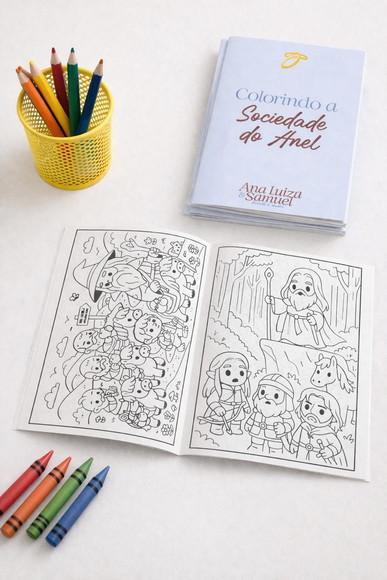 25 Livro para Colorir Personalizado Qualquer Tema 15x21cm