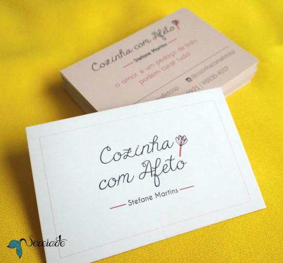 250 Cartão de Visita | Couchê 300g