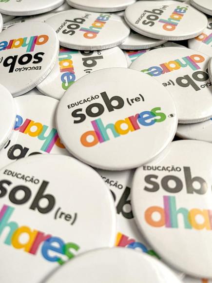 30 Botton Personalizado 55mm | com a Sua Arte