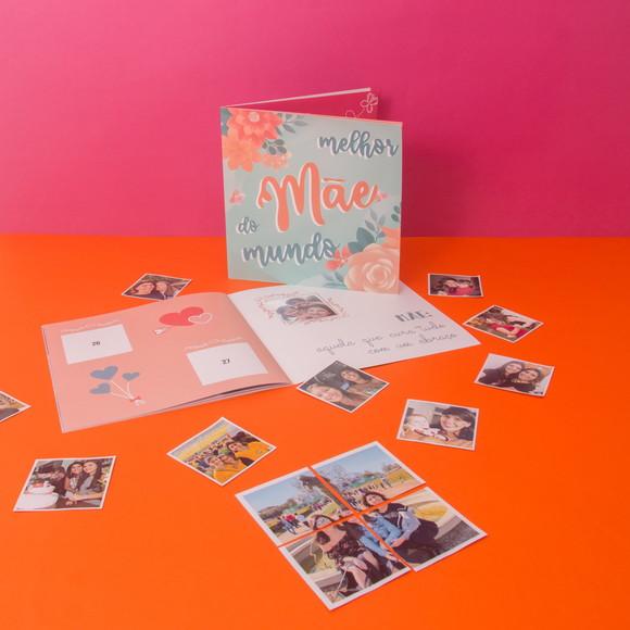 Álbum de Figurinhas Dia das Mães 2023 Presente Criativo