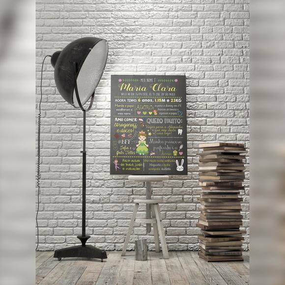 Chalkboard Infantil A2 em PVC