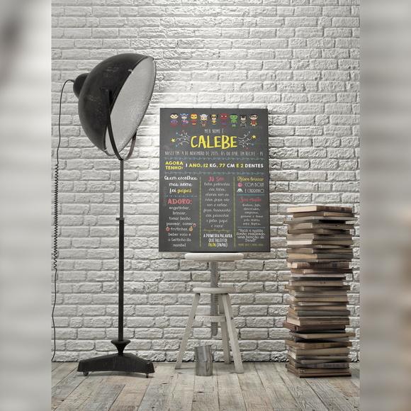 Chalkboard Infantil A2 em PVC