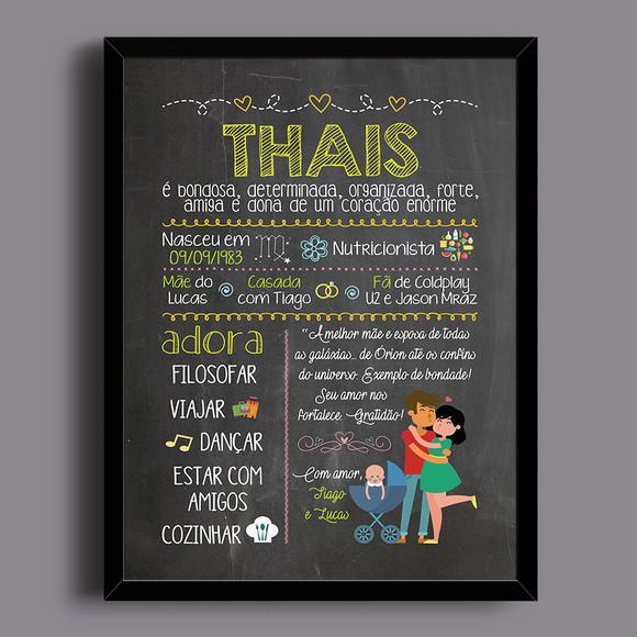 Chalkboard Presente - ARTE DIGITAL