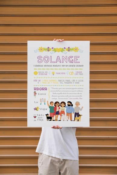 Chalkboard Presente A2 em Pvc