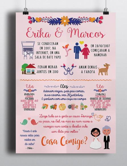 Pedido de Casamento - Arte Digital ENVIADO POR E-MAIL