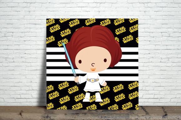 Quadro Princesa Leia Organa - Star Wars