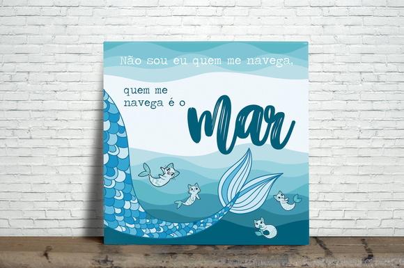 Quadro Quem Me Navega É O Mar