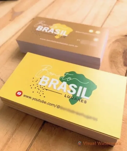 100 Cartão de Visita | Couchê 300g