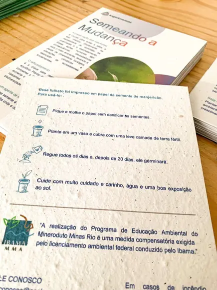 100 Flyer | Panfleto Papel Semente A5