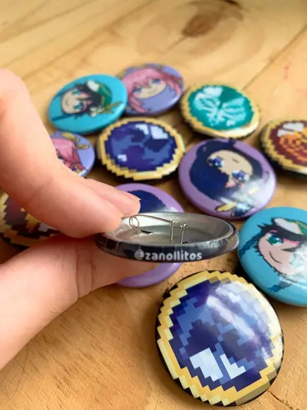 15 Botton Personalizado com a Sua Arte 38mm