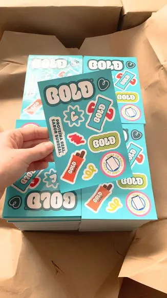 220 Cartela de Adesivo Personalizada A6 em Vinil
