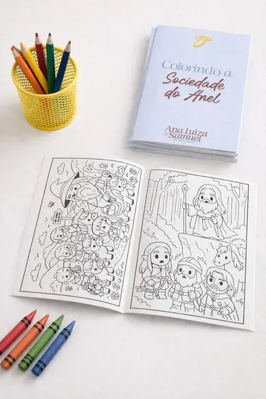 25 Livro para Colorir Personalizado Qualquer Tema 15x21cm