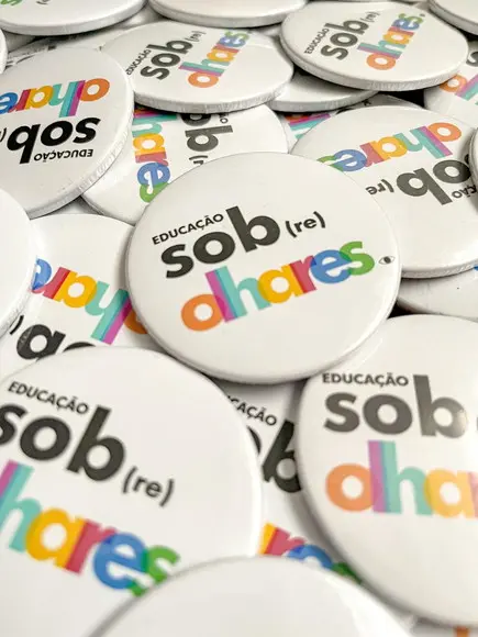 30 Botton Personalizado 55mm | com a Sua Arte