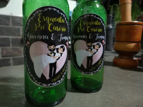 70 Rótulo para Long Neck Personalizada