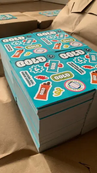 60 Cartela de Adesivo Personalizada A6 com a Sua Arte