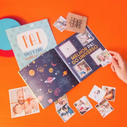 Álbum De Figurinhas Presente Criativo Dia Dos Pais