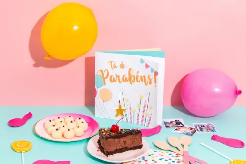 Álbum de Figurinhas Presente Criativo Aniversário
