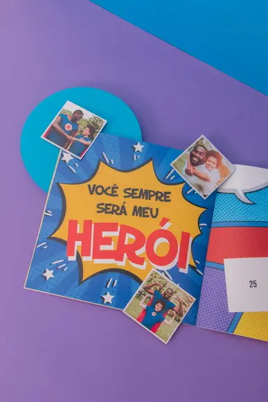 Álbum De Figurinhas Presente Criativo Dia Dos Pais