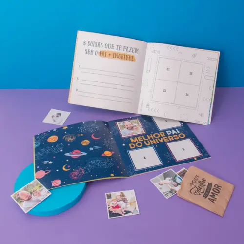 Álbum De Figurinhas Presente Criativo Dia Dos Pais