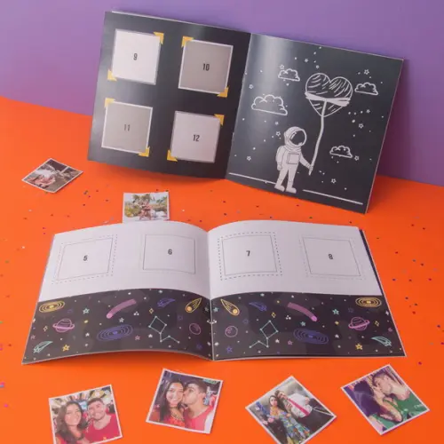 Álbum de Figurinhas Presente Criativo Namorados Romântico