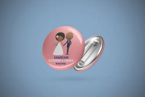 Bottons Casamento e Noivado 100 unidades
