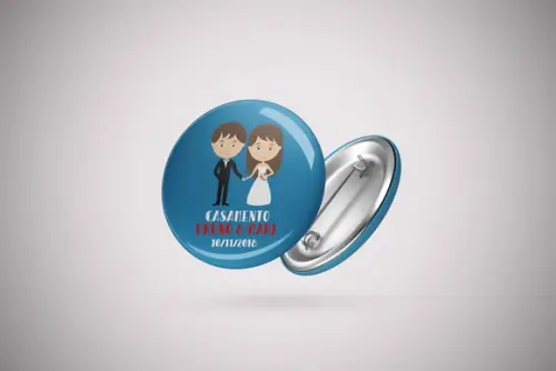 Bottons Casamento e Noivado 100 Unidades