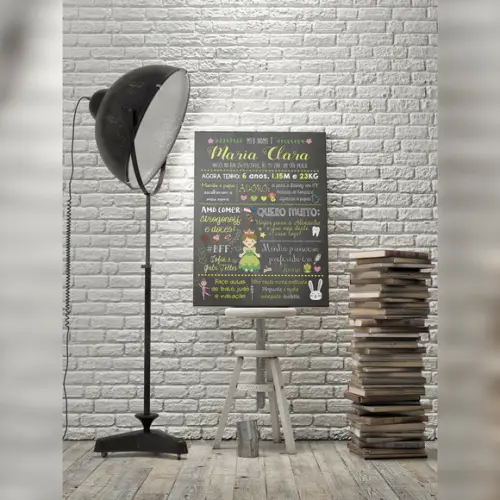 Chalkboard Infantil A2 em PVC