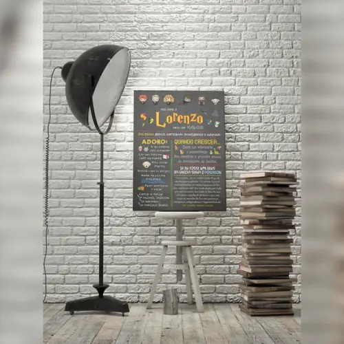 Chalkboard Infantil A2 em PVC