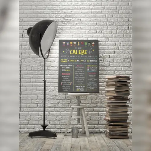 Chalkboard Infantil A2 em PVC