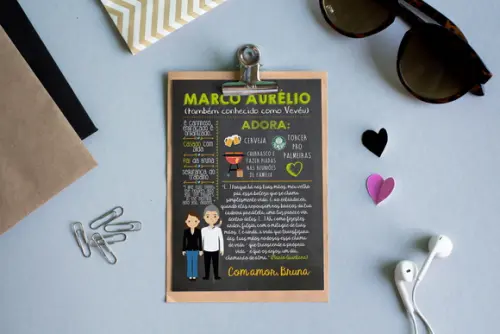 Chalkboard Pai - ARTE DIGITAL