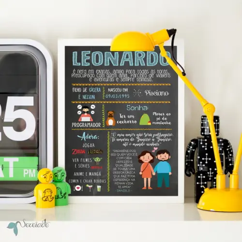Chalkboard Presente - ARTE DIGITAL