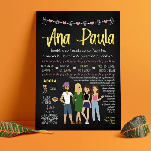 Chalkboard Presente - ARTE DIGITAL