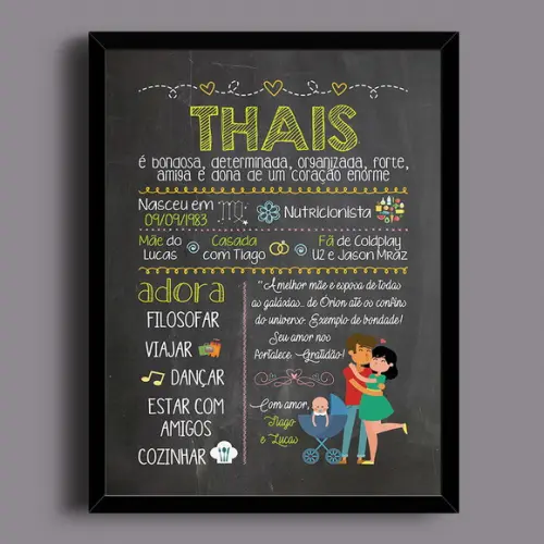Chalkboard Presente - ARTE DIGITAL