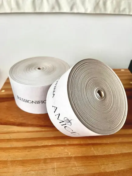 Fita Gomada Branca Personalizada 70mm 150m