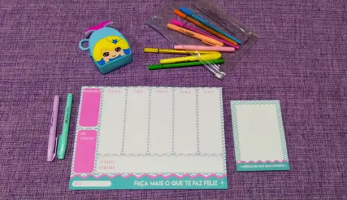 Planner Semanal + Bloco de Notas