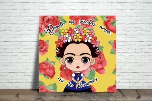 Quadro Frida Kahlo