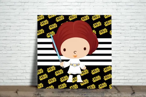 Quadro Princesa Leia Organa - Star Wars